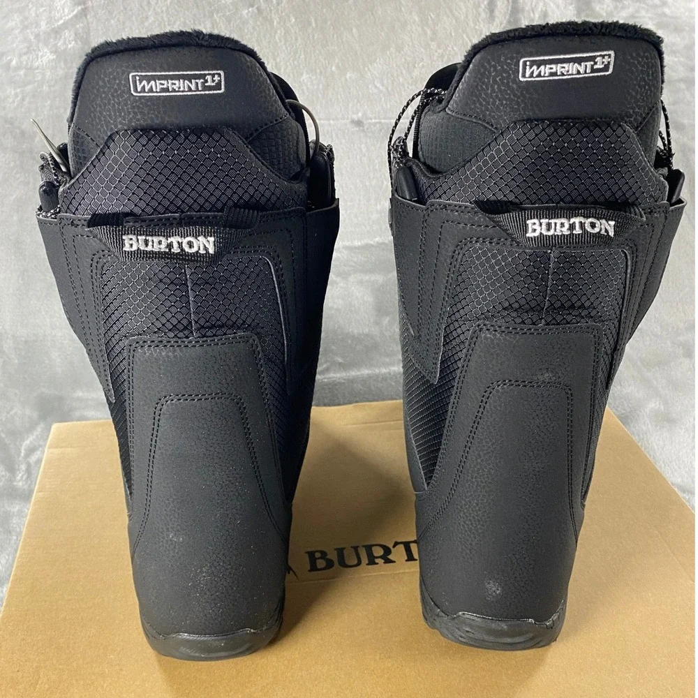 Burton Snowboard Boots Men 12 Black Moto Speedzone Lightweight 10436105001